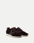 Penrose Velvet Sneaker Burgundy