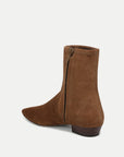 Glinda Stretch Ankle Boot Suede Chestnut