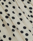 Lillian Wide Leg Pant Ecru/Black Polka Dot Pants - Trousers L'Agence