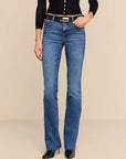 Ruth High Rise Straight Newcastle Denim - Straight L'Agence