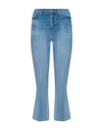 Kendra High Rise Crop Flare Dry Ice Denim - Cropped & Ankle L'Agence