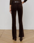 Stevie Velvet Jean Coffee Bean Denim - Straight L'Agence