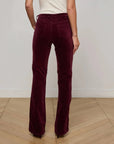 Stevie Velvet Jean Dark Port Denim - Straight L'Agence