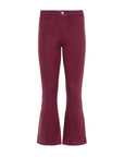 Kendra Coated Cropped Flare Dark Port Denim - Flare & Wide Leg L'Agence