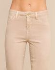 Kendra Coated High Rise Crop Flare Antique Birch Denim - Flare & Wide Leg L'Agence
