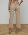Wanda High Rise Crop Wide Leg Pant Biscuit Denim - Flare & Wide Leg L'Agence