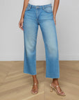 Wanda Crop Wide Leg Anaheim Denim - Cropped & Ankle L'Agence