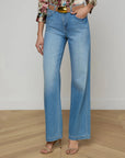 Scottie Wide Leg Anaheim Denim - Flare & Wide Leg L'Agence
