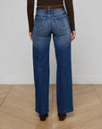 Scottie Wide-Leg Jean Gladstone Denim - Flare & Wide Leg L'Agence