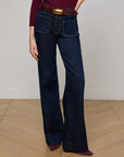 Nolan Patch Pocket Wide Leg Koval Denim - Flare & Wide Leg L'Agence