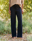 Catherine Full-Length Favorite Sweatpant British Roll Navy Pants - Sweatpants Frank & Eileen