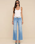 Joanne Low Rise Wide Leg Pacific Denim - Flare & Wide Leg L'Agence