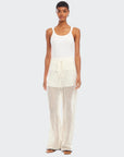 Gianna Crochet Pants Off White/Navy Pants - Trousers Fifteen Twenty