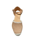Emmy Vison Suede Wedges - Espadrille Cordani