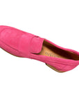 Ardelle Fuschia Suede Flats - Loafer Cordani