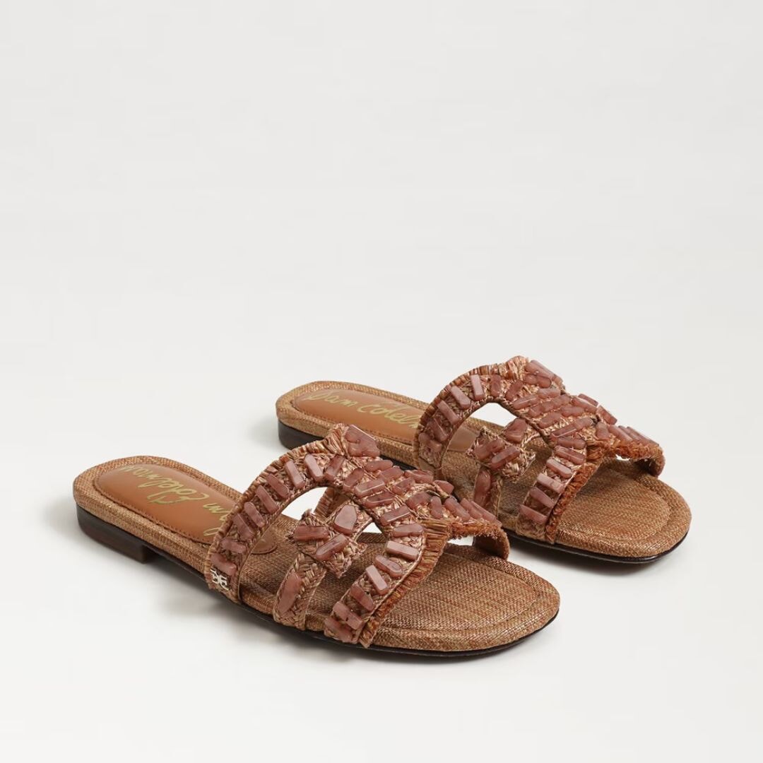 (取寄) サムエデルマン レディース ベイ ストーン Sam Edelman women Bay Stone Sunstone Stone Bay Stone Slide Sandal Sunstone Raffia – Peter Kate