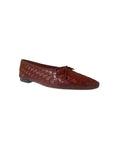 Landry Woven Flat Wine Flats - Ballet Loeffler Randall