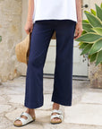 Wexford Trouser Navy Pants - Trousers Frank & Eileen