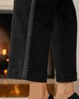 Westport Illusion Black Tuxedo Jean Denim - Flare & Wide Leg Frank & Eileen