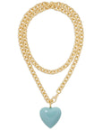 The Big Puffy Heart Charm Necklace Cloud Necklaces Roxanne Assoulin