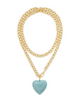 The Big Puffy Heart Charm Necklace Cloud Necklaces Roxanne Assoulin
