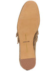 Baylee Grommet Ballet Flat Olive Perforated Suede Flats - Ballet Dolce Vita