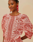 River Ride Blouse Red Tops - Blouses Farm Rio