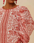 River Ride Blouse Red Tops - Blouses Farm Rio