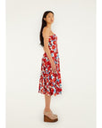 Sleeveless Midi Dress Cherry Blossom Dresses - Midi Farm Rio