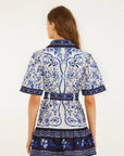 Porcelain Garden Mini Dress Off White Dresses - Short Farm Rio