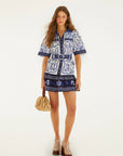 Porcelain Garden Mini Dress Off White Dresses - Short Farm Rio