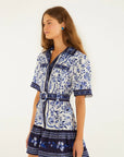 Porcelain Garden Mini Dress Off White Dresses - Short Farm Rio