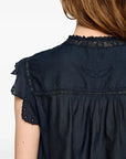Tika Tomboy Top Encre Tops - Blouses Zadig & Voltaire