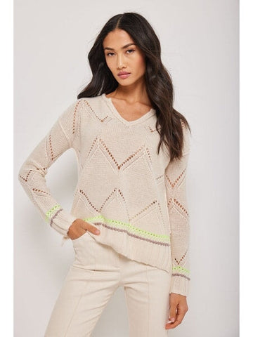 Summer Softie Frosting Sweater - V-Neck Lisa Todd 
