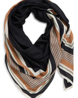 Lina Striped Scarf Olive Scarves rag & bone