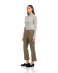 Sigourney Pintuck Pants Light Olive Pants - Trousers Fifteen Twenty