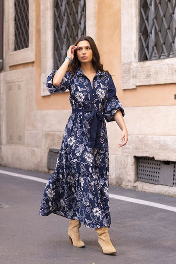 Giulia Dress Navy Dresses - Maxi Miss June 