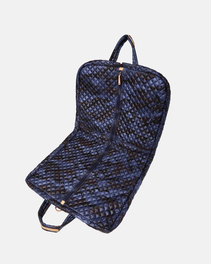 Michael Garment Bag Dark Blue Camo Handbags - Tote & Satchel MZ Wallace 