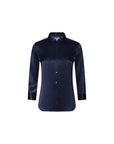 Dani 3/4 Sleeve Silk Blouse Midnight Tops - Blouses L'Agence