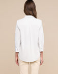 Daniella 3/4 Sleeve Blouse White Tops - Button Down L'Agence