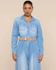 Isla Denim Shirt Havana Tops - Button Down L'Agence
