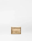Greta Wallet Croc Effect Gold Wallets MZ Wallace