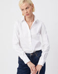 The Essentials Shirt White Top - Button Down Theshirt