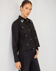 Lisa Embellished Button Up Top Tops - Button Down Fifteen Twenty