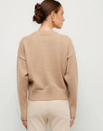 Golden Intarsia Sweater Wheat Sweater - Crewneck Fifteen Twenty