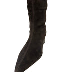 Kaias Boot Chocolate Suede Knee High Boots Silent D
