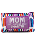 Mom Rules Needlepoint Pillow Home Decor - Pillows Furbish