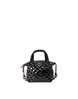 Sutton Micro Black Lacquer Handbags - Crossbody MZ Wallace