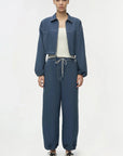 Lennox Straight Leg Pant Dark Indigo Pants - Trousers Simkhai