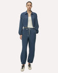 Lennox Straight Leg Pant Dark Indigo Pants - Trousers Simkhai